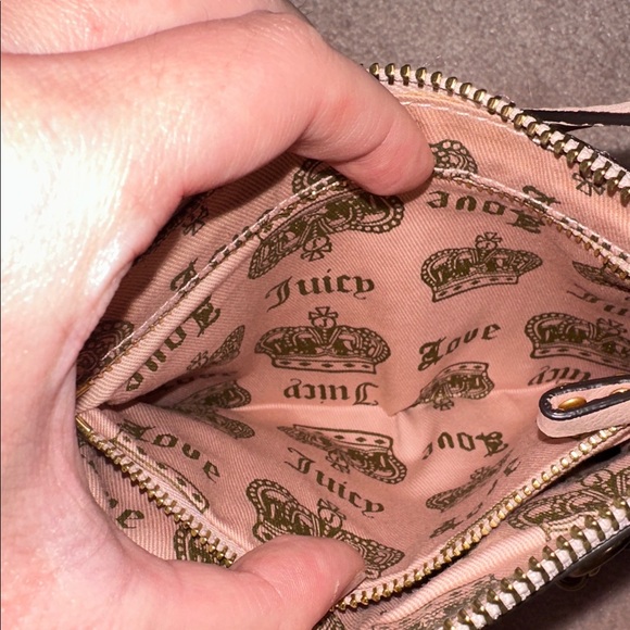 Vintage Juicy Couture Pink Mini Charm Bag Gold Hardware Y2K - Picture 9 of 11